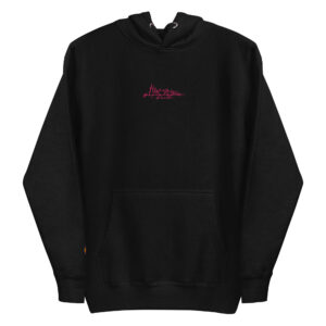 TAKE EYE PINK INK BLACK Unisex Hoodie